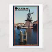 Haarlem - Adriaan Windmill Briefkaart (Voorkant)