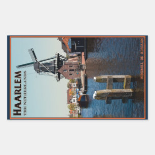 Haarlem - Adriaan Windmill Rechthoekige Sticker