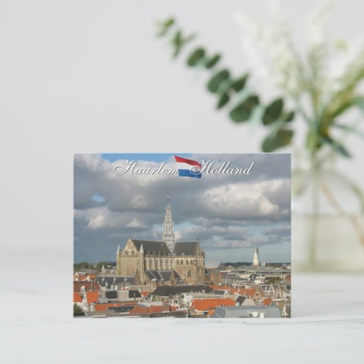 Haarlem Holland Briefkaart (Staand voorkant)