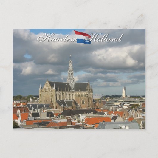 Haarlem Holland Briefkaart (Voorkant)