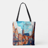 Haarlem Nederland  Kunst Reizen Tote Bag (Achterkant)