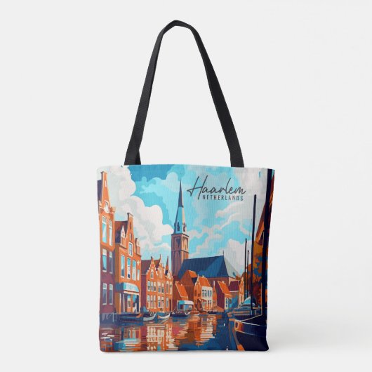Haarlem Nederland  Kunst Reizen Tote Bag (Achterkant)