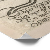  Haarlem Netherlands Map (1578) Poster (Hoek)