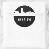 Haarlem Ronde Sticker (Tas)