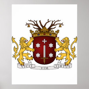 Haarlem wapen, Nederland Poster