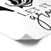 Haarlengte Check Groeikaart Vrouwen _1 Poster (Hoek)