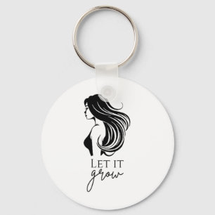 Haarlengte Check Groeikaart Vrouwen _1 Sleutelhanger