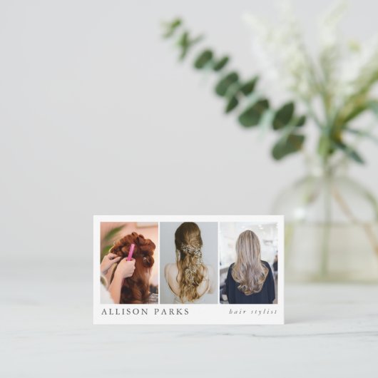 Haarlijst/ander Visitekaartje (Staand voorkant)