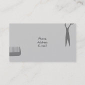 Haarlijst - Artiest omhoog maken Visitekaartje (Achterkant)