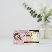 Haarlijst, Braids, Lock, Salon, Aangepast Logo Visitekaartje (Staand voorkant)