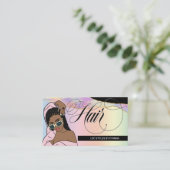 Haarlijst, Braids, Lock, Salon, Aangepaste Logo bu Visitekaartje (Staand voorkant)