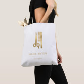 Haarlijst Chic Gold Scissors Comb. Tote Bag (Dichtbij)