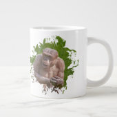 Haarloze chimpansee grote koffiekop (Rechts)