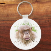 Haarloze chimpansee sleutelhanger (Voorkant)