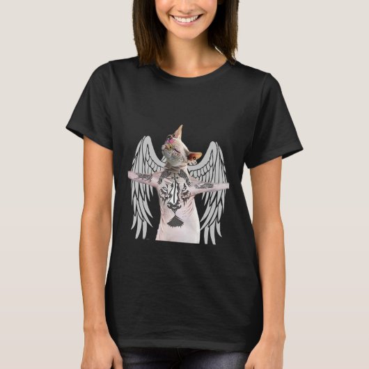 Haarloze Kat Tattoo Tattoos doorboren T-shirt (Voorkant)