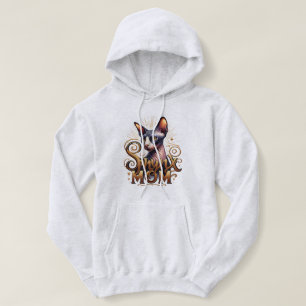 Haarloze Sphynx Kat Moeder Dames Hoodie Kleding