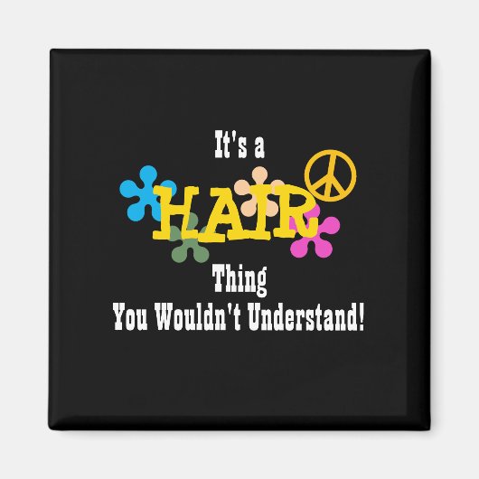 Haarmagneet Magneet (Voorkant)