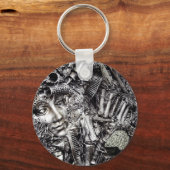 haarmonster sleutelhanger (Voorkant)