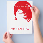 Haarontwerp 1 - Flyer, prijs Flyer (Hand)