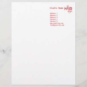 Haarontwerp 1 - Letterhoofd Custom Briefhoofd