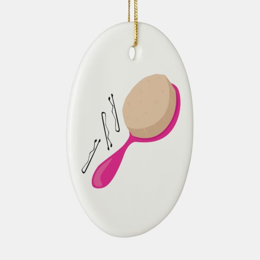 Haarpenseel Keramisch Ornament (Rechts)