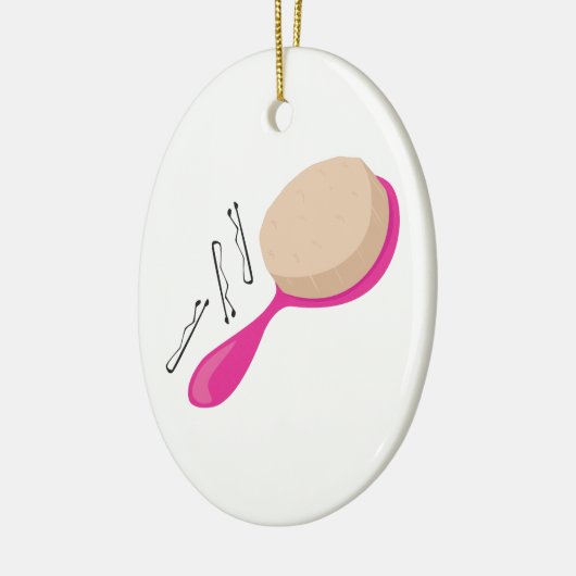 Haarpenseel Keramisch Ornament (Links)