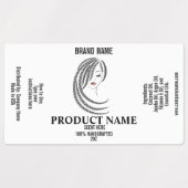 Haarproduct Braid Hair Braids pakket Labels (Design 1)