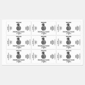 Haarproduct Etiket sjabloon Braids pakket Labels (Vel)