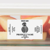 Haarproduct Etiket sjabloon Braids pakket Labels (Aangebracht)