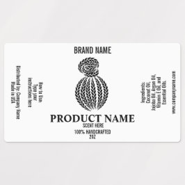 Haarproduct Etiket sjabloon Braids pakket Labels