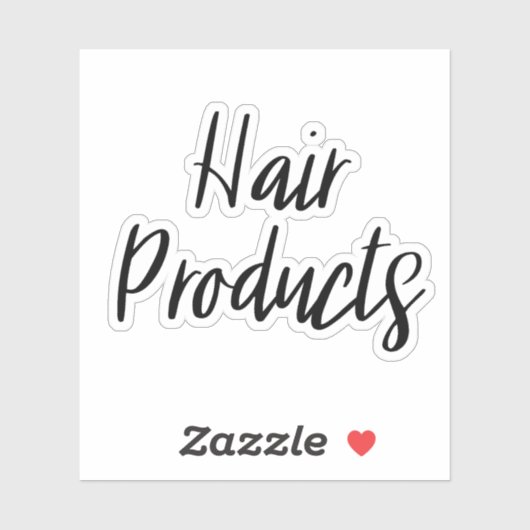 Haarproducten Opslag Sticker (Vel)