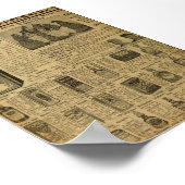  haarproducten poster (Hoek)