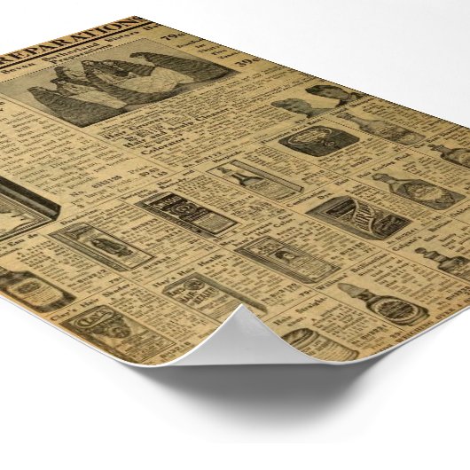 haarproducten poster (Hoek)