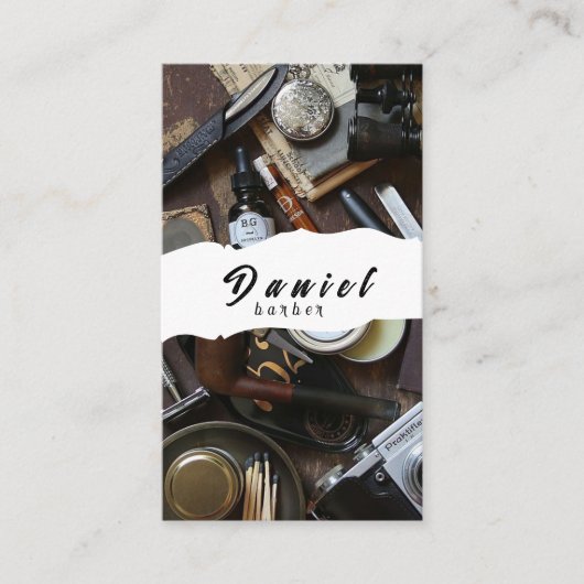 Haarprofessionals maken een blijvende indruk visitekaartje (Voorkant)