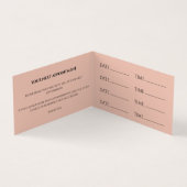 Haarsalon Afspraak Visitekaartje (Binnen)