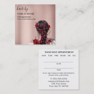 Haarsalon Afspraak Visitekaartje Afsprakenkaartje