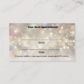 Haarsalon Afspraak Visitekaartje Afsprakenkaartje (Achterkant)