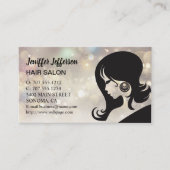 Haarsalon Afspraak Visitekaartje Afsprakenkaartje (Voorkant)