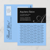 Haarsalon Bedankt Briefkaart (Voorkant / Achterkant)