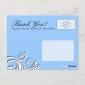 Haarsalon Bedankt Briefkaart (Achterkant)