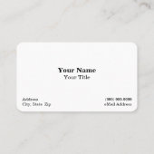 Haarsalon / Boutique Visitekaartje (Achterkant)