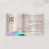 Haarsalon, Braid Stylist, Braiding,  Bronze Visitekaartje (Achterkant)