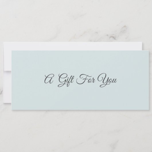 Haarsalon Cadeaubon Sjabloon, Kapper Cadeau Kaart (Achterkant)