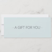 Haarsalon Cadeaubon Sjabloon, Kapper Cadeau Kaart (Achterkant)