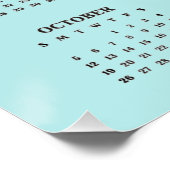 Haarsalon Design 2025 Kalender Poster (Hoek)