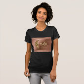 Haarsalon Hair Extension Pruik roos Gold T-shirt (Voorkant volledig)