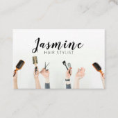 Haarsalon Hair Stylist Minimalist Visitekaartje (Voorkant)