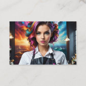 Haarsalon Hair Stylist Visitekaartje (Achterkant)