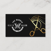 Haarsalon, kapperszaak, salon, met gratis Logo Visitekaartje (Achterkant)