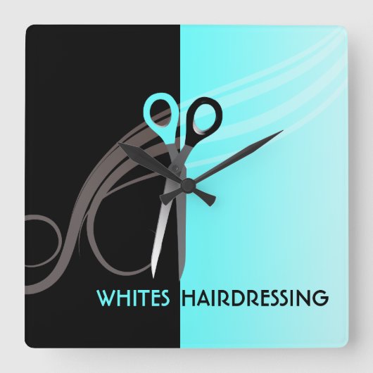 haarsalon klok (Voorkant)